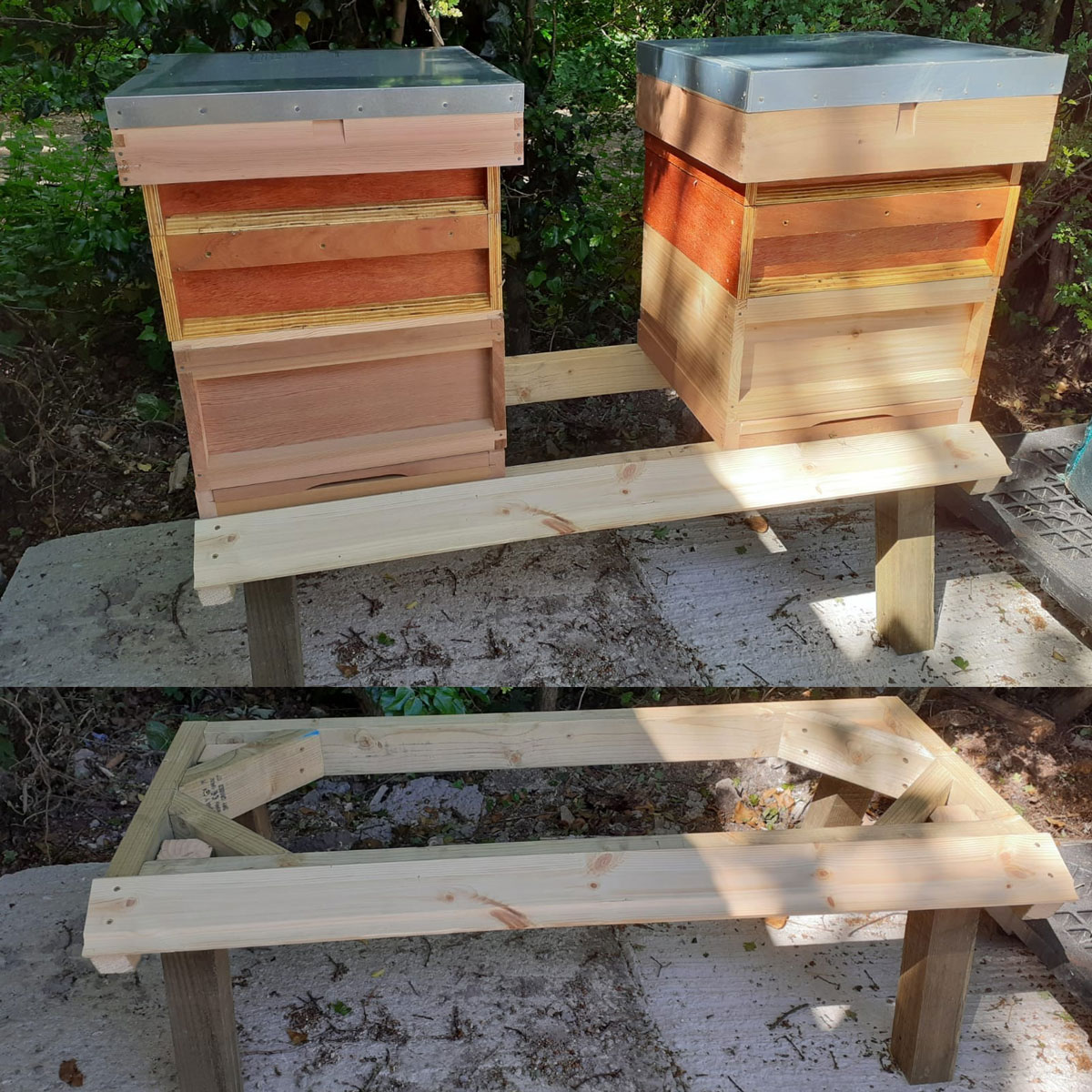 Double Hive Stand Northern Bees