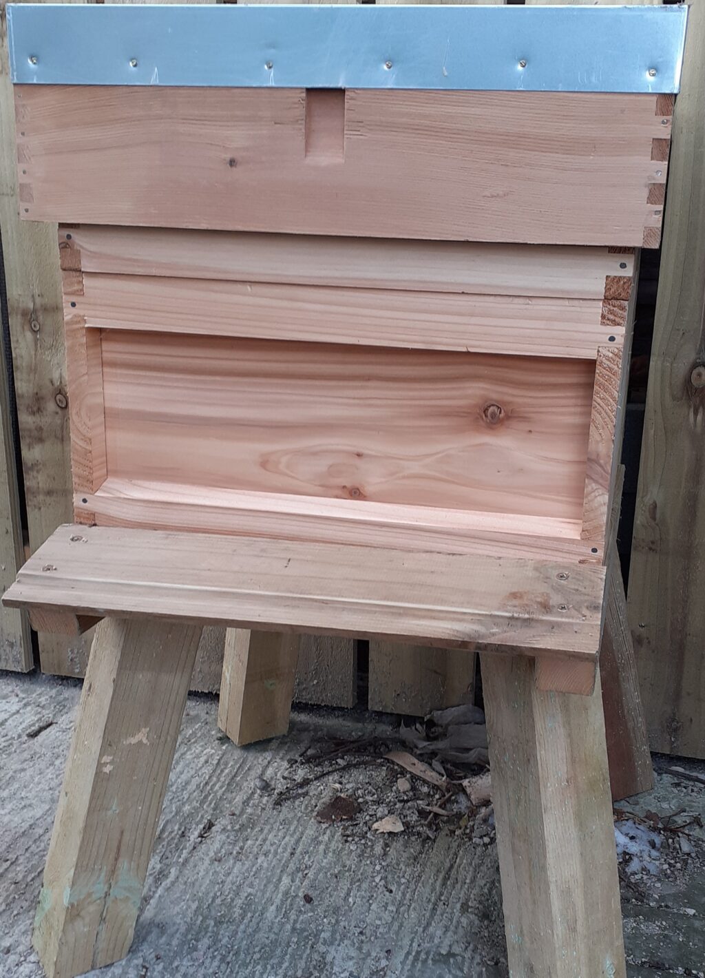 National Cedar Hive With Bees
